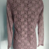 Луксозна дантелена блуза "Ze-ze" / голям размер , снимка 4 - Блузи с дълъг ръкав и пуловери - 39830848
