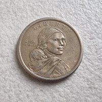 Оригинална монета.САЩ.. Един Американски долар 2000 г., снимка 4 - Нумизматика и бонистика - 41581906