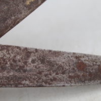 Стара кована ножица майстор ''А.И" , снимка 9 - Антикварни и старинни предмети - 44716298
