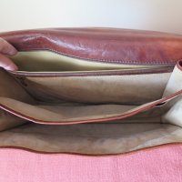 Vintage, Italy,кожена чанта за документи, бизнес чанта, снимка 10 - Чанти - 41204808