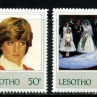 Чисти марки Лейди (принцеса) Даяна 1982 от Лесото , снимка 1 - Филателия - 41690155