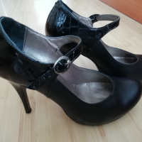 Официални черни обувки, снимка 1 - Дамски елегантни обувки - 44713084