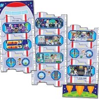 Нова играчка Galt пъзел кула космическа совалка 12 части за деца 2+ години, снимка 3 - Образователни игри - 42058591
