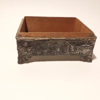 Японска стара кутийка метал и дърво Уникат Made in Japan, снимка 7 - Други ценни предмети - 41680068