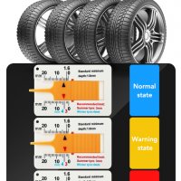 Дълбокомер за измерване грайфера на автомобилни гуми , снимка 4 - Аксесоари и консумативи - 35914143