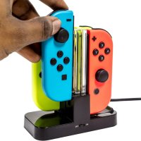 Най-добрата зарядна станция за Nintendo Switch и OLED, снимка 4 - Други игри и конзоли - 42418172