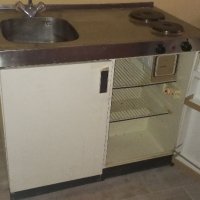 Кухненски модул с мивка, котлони, батерия  хладилник Сименс, снимка 5 - Кухни - 41766637