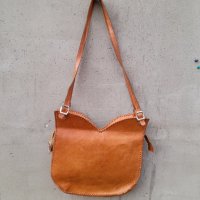 Стара дамска кожена чанта #18, снимка 3 - Антикварни и старинни предмети - 41964607