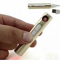 Електронна USB запалка lighter за цигари без пламък със зарядно, снимка 2 - Запалки - 35980444