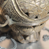 Възрожденско сребърно кандило , снимка 6 - Антикварни и старинни предмети - 36335496