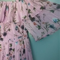 Прекрасна лилава рокля тип солей, снимка 4 - Рокли - 41340037