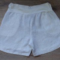 Къси ленени панталони, снимка 2 - Къси панталони и бермуди - 41567324