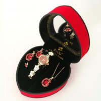 Дамски подаръчен комплект JESOU Collection кутия сърце с огледало / 4756, снимка 5 - Подаръци за жени - 35672910