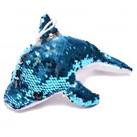 Плюшена делфин с пайети, снимка 1 - Плюшени играчки - 39419787