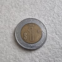 Монети. Мексико. 0.10 , 0.50 , 1, 2, 5 , 10 мексиканско песо., снимка 9 - Нумизматика и бонистика - 41625022
