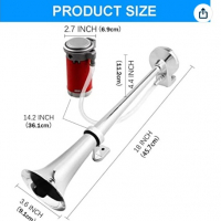 тромби, тромба, клаксон, фанфари 12V, 150db,, снимка 3 - Аксесоари и консумативи - 32748182