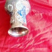 Красива метална ваза , снимка 6 - Антикварни и старинни предмети - 41970343