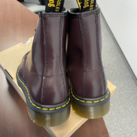 Dr. Martens Кубинки 1460 Burgundy Smooth, 40 EU, снимка 3 - Дамски ботуши - 44837612