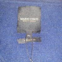 Mario Conti Berto merino V neck (XL) мъжки пуловер 100% Merino Wool , снимка 8 - Пуловери - 42544556