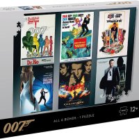 007 James Bond All 6 Bonds 1 puzzle 1000 665x500 mm джеймс бонд 007 пъзел , снимка 1 - Пъзели - 41288299