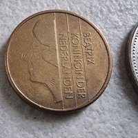 Монети. Холандия. Холандски 5, 10 , 25 цента , 1, 2  и 5  гулдена.  6 бр, снимка 9 - Нумизматика и бонистика - 42617926