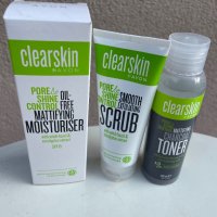 Комплект Clearskin за намаляване на омазняване на кожата, снимка 1 - Козметика за лице - 38975951