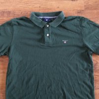 gant polo shirt - страхотна мъжка тениска Л размер, снимка 5 - Тениски - 40486343