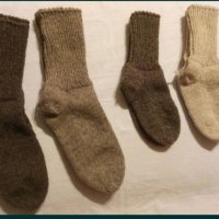 Вълнени чорапи 100% вълна, снимка 1 - Дамски чорапи - 41889535