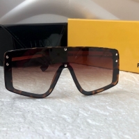 Fendi 2022 дамски слънчеви очила маска с лого, снимка 6 - Слънчеви и диоптрични очила - 36093033