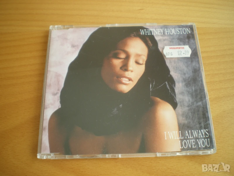 Whitney Houston ‎– I Will Always Love You 1992 CD, Single, Stereo, снимка 1