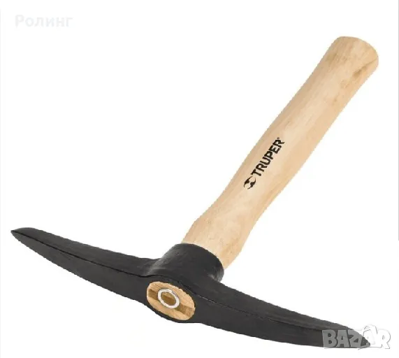 Мини Кирка – двойно заострена, дървена дръжка, 30 см – TRUPER 19818, снимка 1