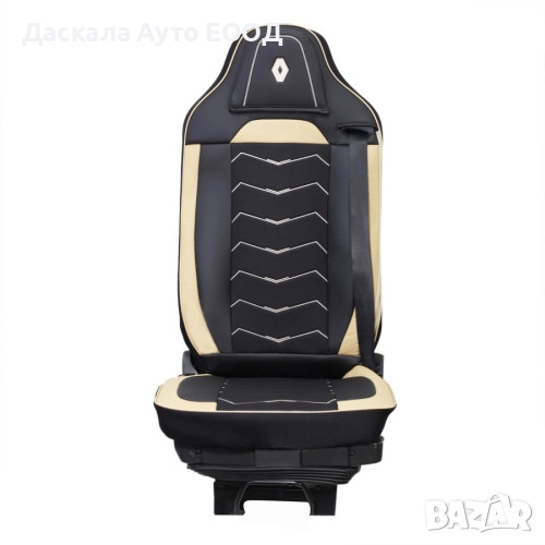  Калъфи за седалки за Renault Gama T 2014+ , Кожа + алкантара , 3 цвята, снимка 1