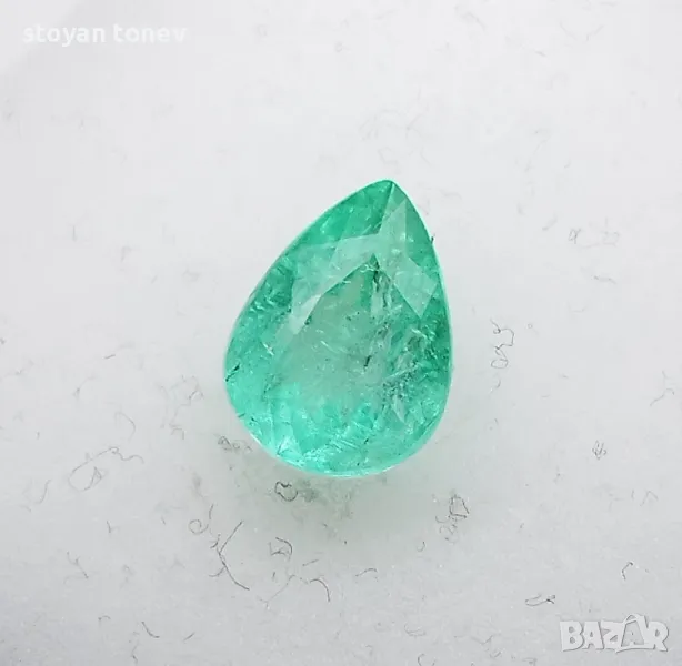 Очарователен зелен Параиба турмалин с тегло 2.24кт.! Сертифициран! Нов!, снимка 1