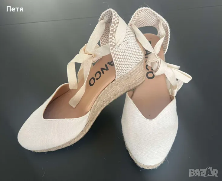Еспадрили с връзки на платформа, снимка 1