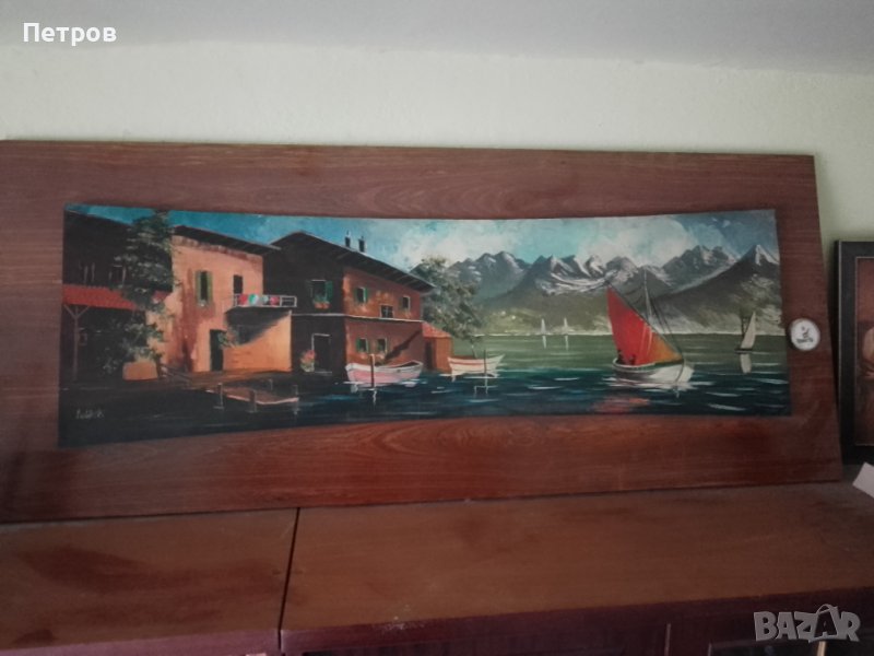 картина масло на дърво 115/50 см, снимка 1