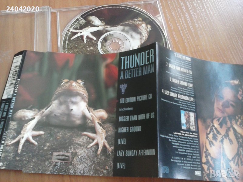 Thunder – A Better Man CD single, снимка 1