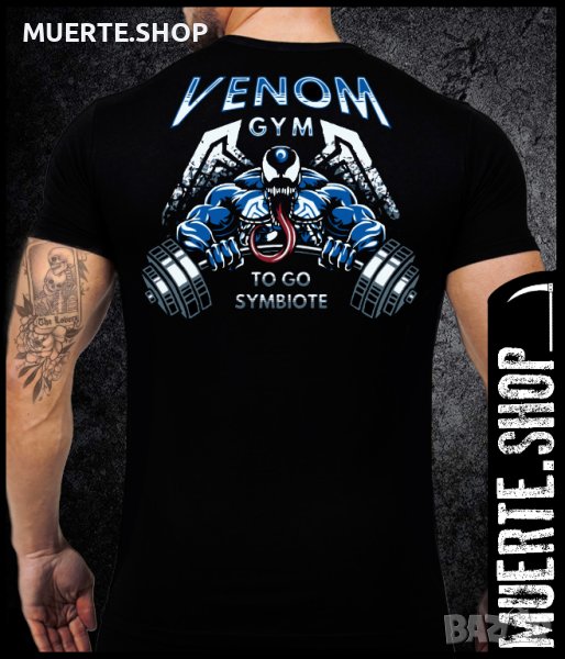 Тениска с щампа VENOM FITNESS GYM, снимка 1
