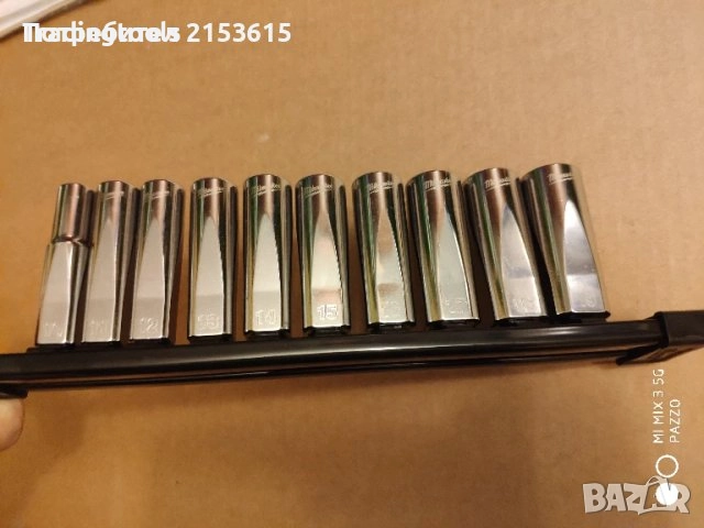 Milwaukee 3/8″дълги качествени вложки камъни 10-19mm комплект, снимка 1