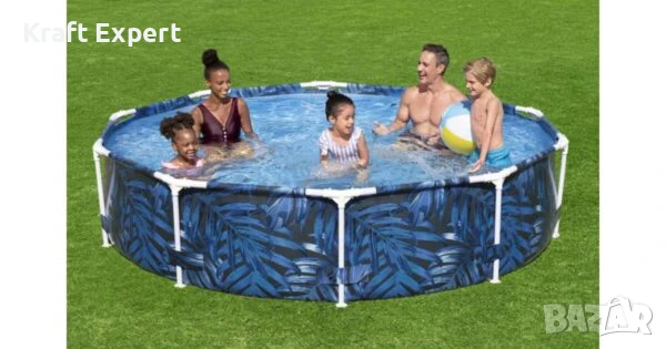 БАСЕЙН СГЛОБЯЕМ BESTWAY Steel Pro 56985 305×66см С ПОМПА, снимка 1