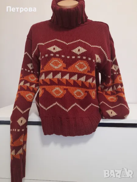 Дебел и топъл пуловер с поло яка Street One, снимка 1