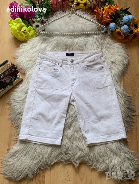 Къси бели дънки Gant, снимка 1