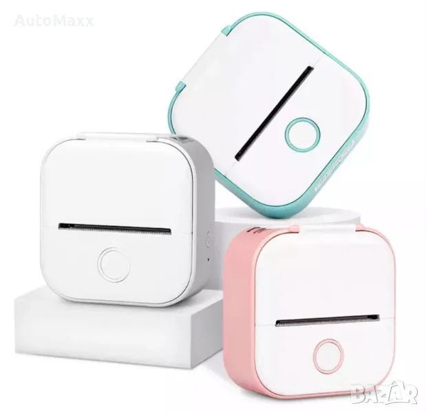 Мини преносим принтер за стикери Phomemo T02, снимка 1