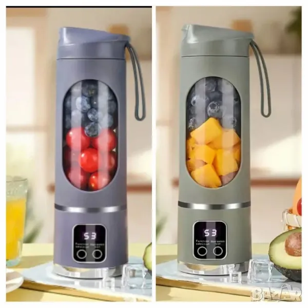 Преносим 450мл USB-Зареждащ се Блендер и Сокоизстисквачка , снимка 1