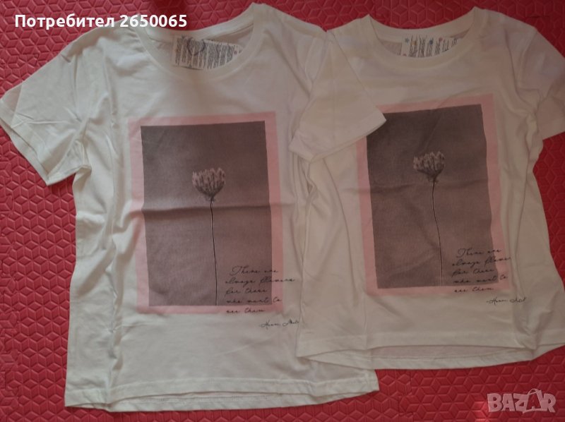 Блузки за мама и дъщеря! Мама С/М, детска 146см., снимка 1