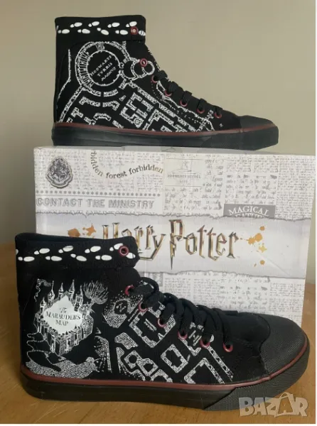 Хари Потър EMP Мараудърс Карта Маратонки / кецове Warner Bros  номер 41-42, снимка 1