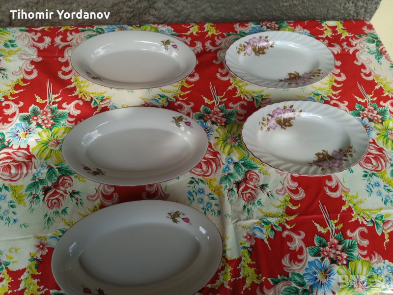 Български порцелан-чинии., снимка 1