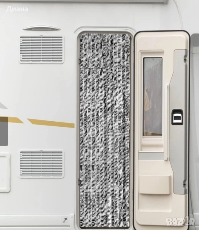 Завеса за врата на кемпер/ каравана, снимка 1