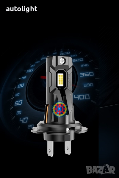 💡LED Крушка H7 CANBUS Ready – Висока яркост и интелигентно охлаждане, снимка 1