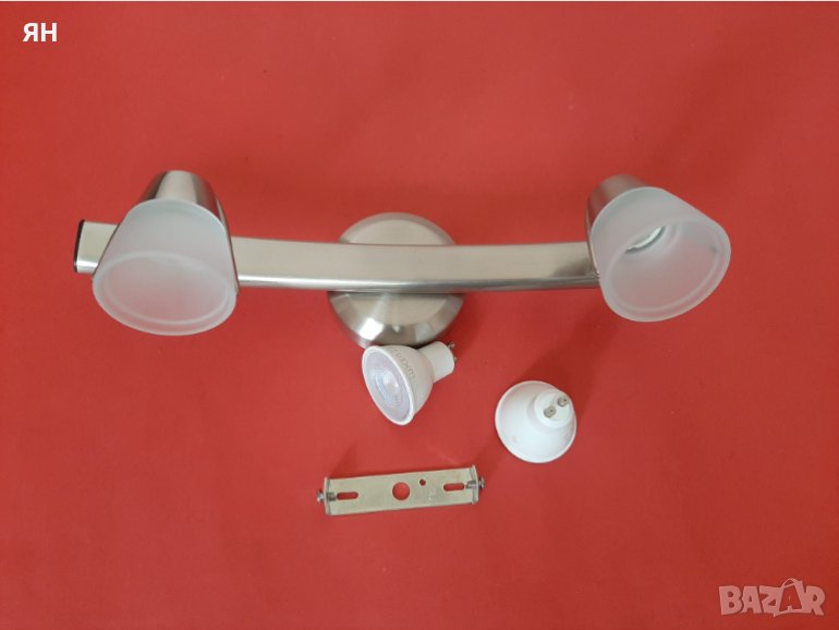 Лампа за Таван/Полилей/Спот с две глави с Лед крушки, снимка 1