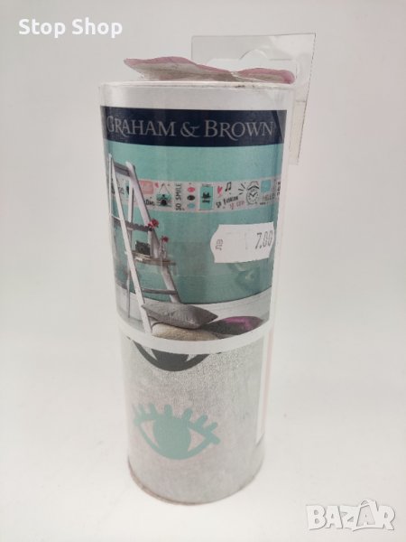 Graham Brown фриз самозалепващ цветен , снимка 1